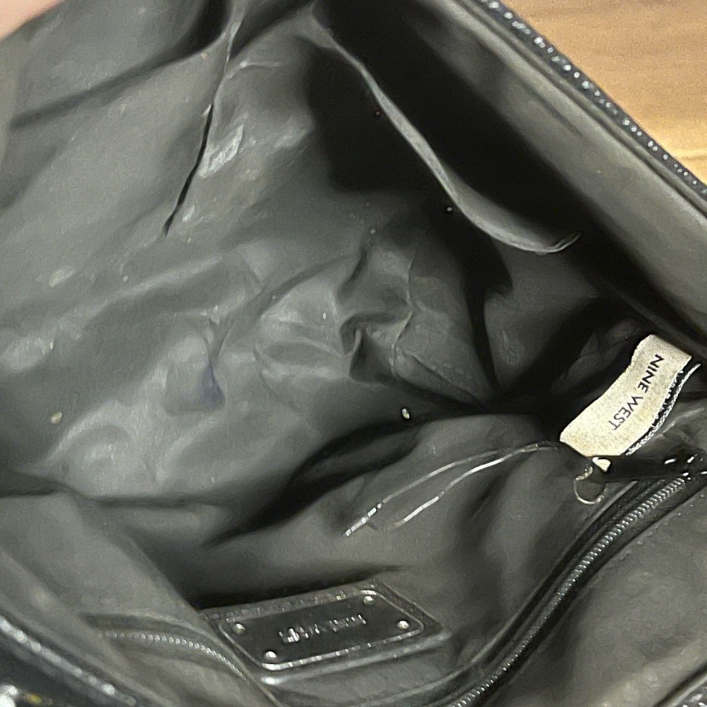 Nine West Black Textured Crossbody Bag - Picture 5 of 5